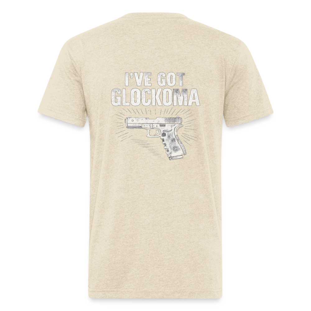 Glockoma Fitted Cotton/Poly T-Shirt by Next Level - heather cream