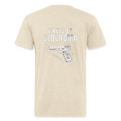 Glockoma Fitted Cotton/Poly T-Shirt by Next Level - heather cream