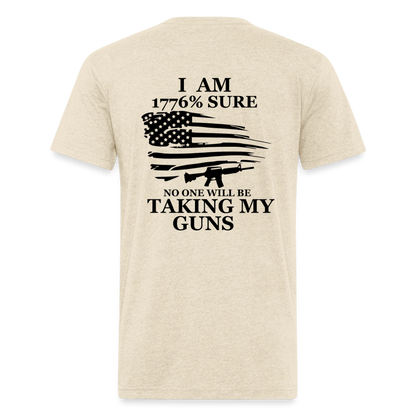 i am Fitted Cotton/Poly T-Shirt by Next Level - heather cream