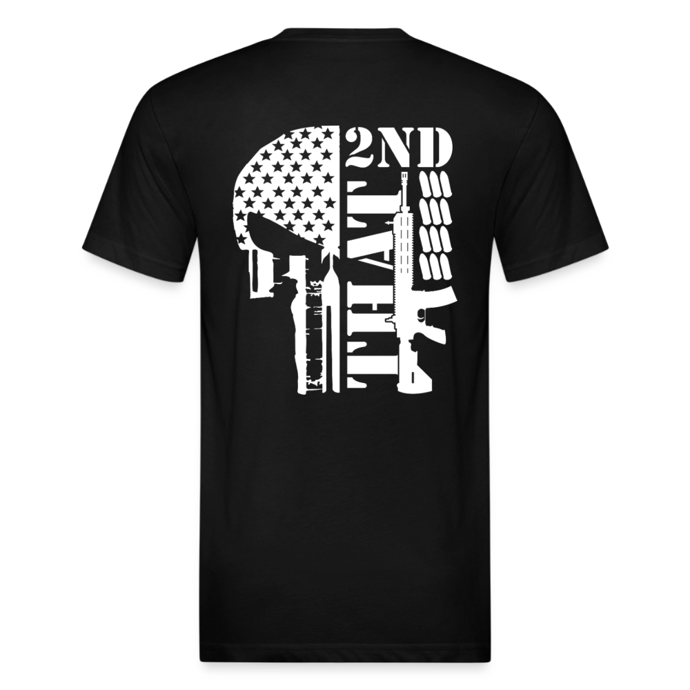 2A that Fitted Cotton/Poly T-Shirt by Next Level - black