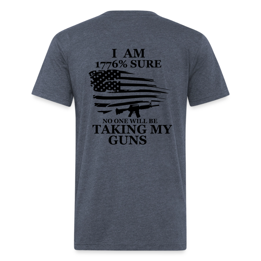 i am Fitted Cotton/Poly T-Shirt by Next Level - heather navy