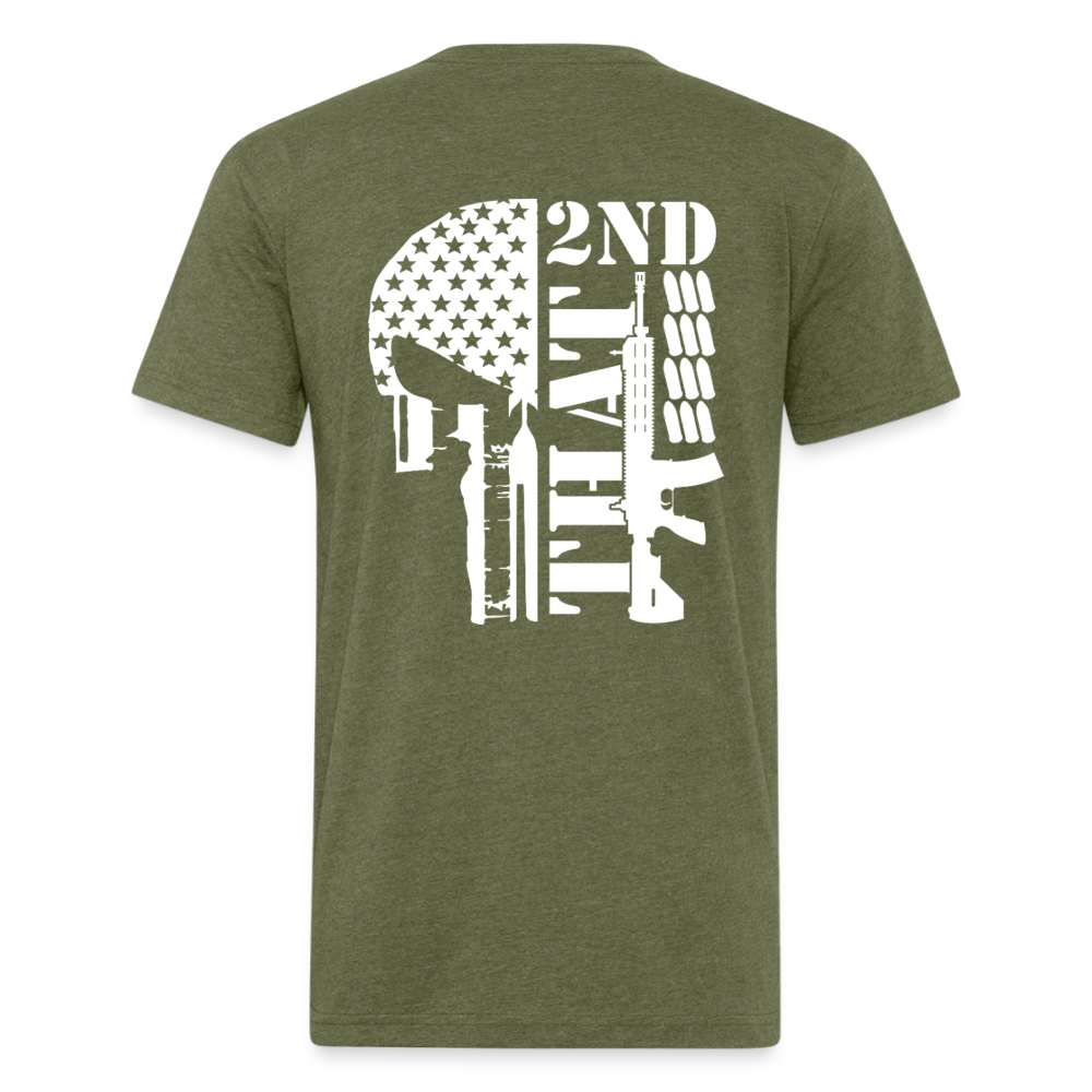 2A that Fitted Cotton/Poly T-Shirt by Next Level - heather military green