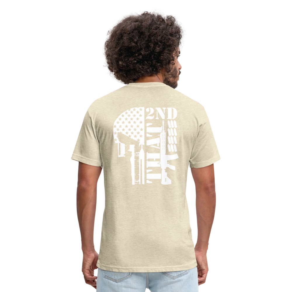 2ND That Fitted Cotton/Poly T-Shirt by Next Level - heather cream