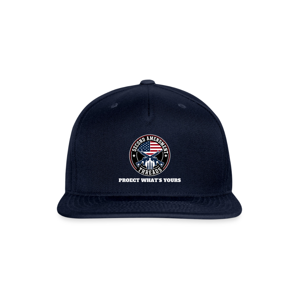 2A Threads Snapback Baseball Cap - navy