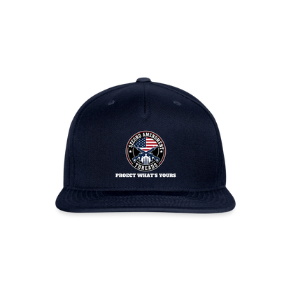 2A Threads Snapback Baseball Cap - navy