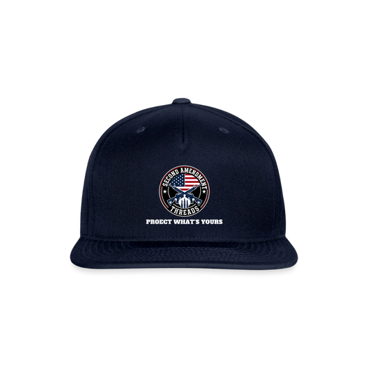2A Threads Snapback Baseball Cap - navy