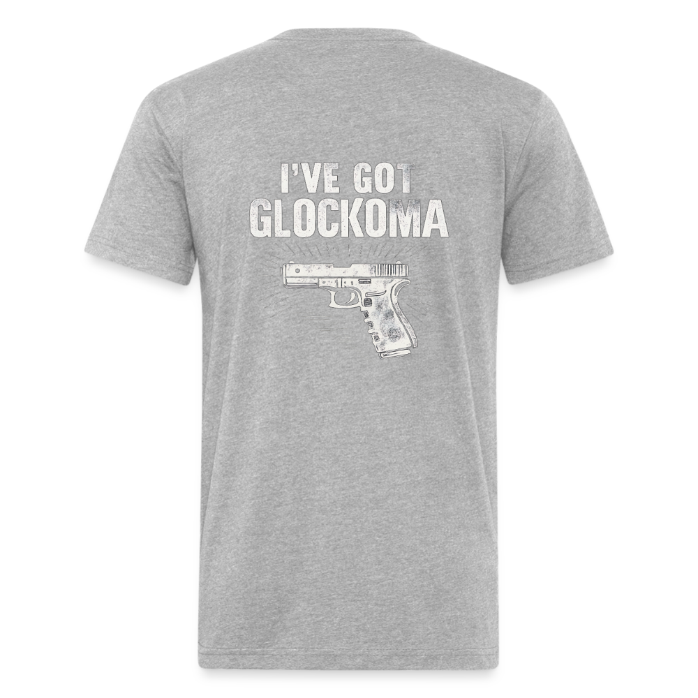 Glockoma Fitted Cotton/Poly T-Shirt by Next Level - heather gray