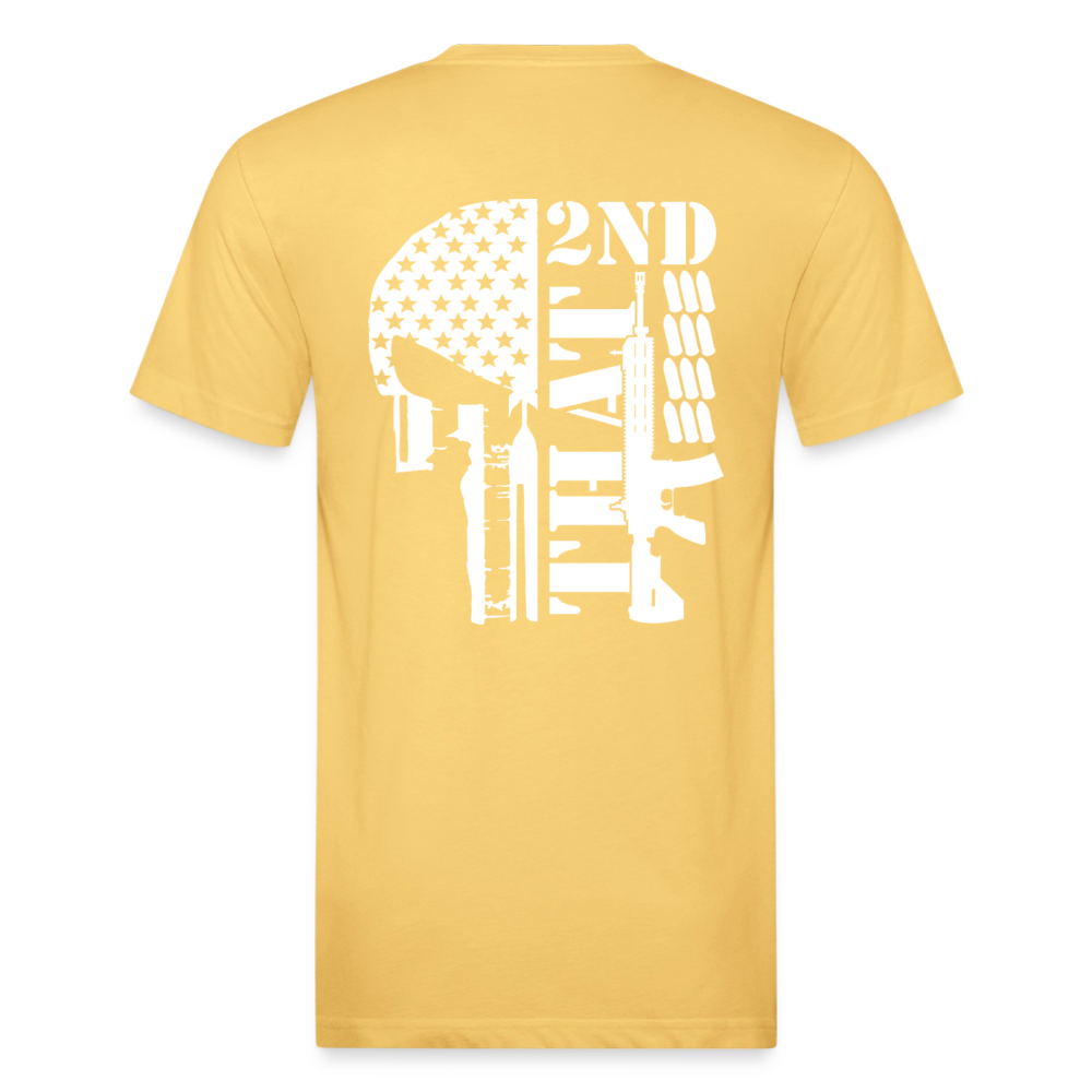 2A that Fitted Cotton/Poly T-Shirt by Next Level - pastel yellow