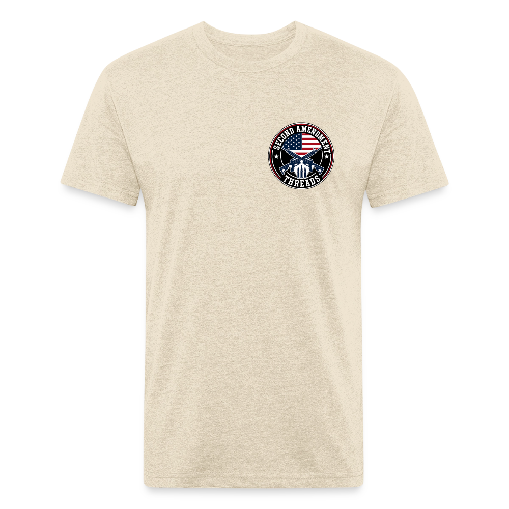 Fitted Cotton/Poly T-Shirt by Next Level quitter - heather cream