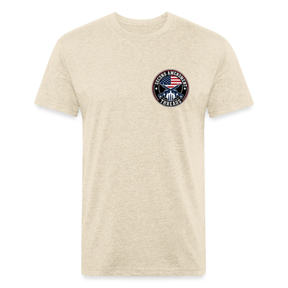Fitted Cotton/Poly T-Shirt by Next Level quitter - heather cream