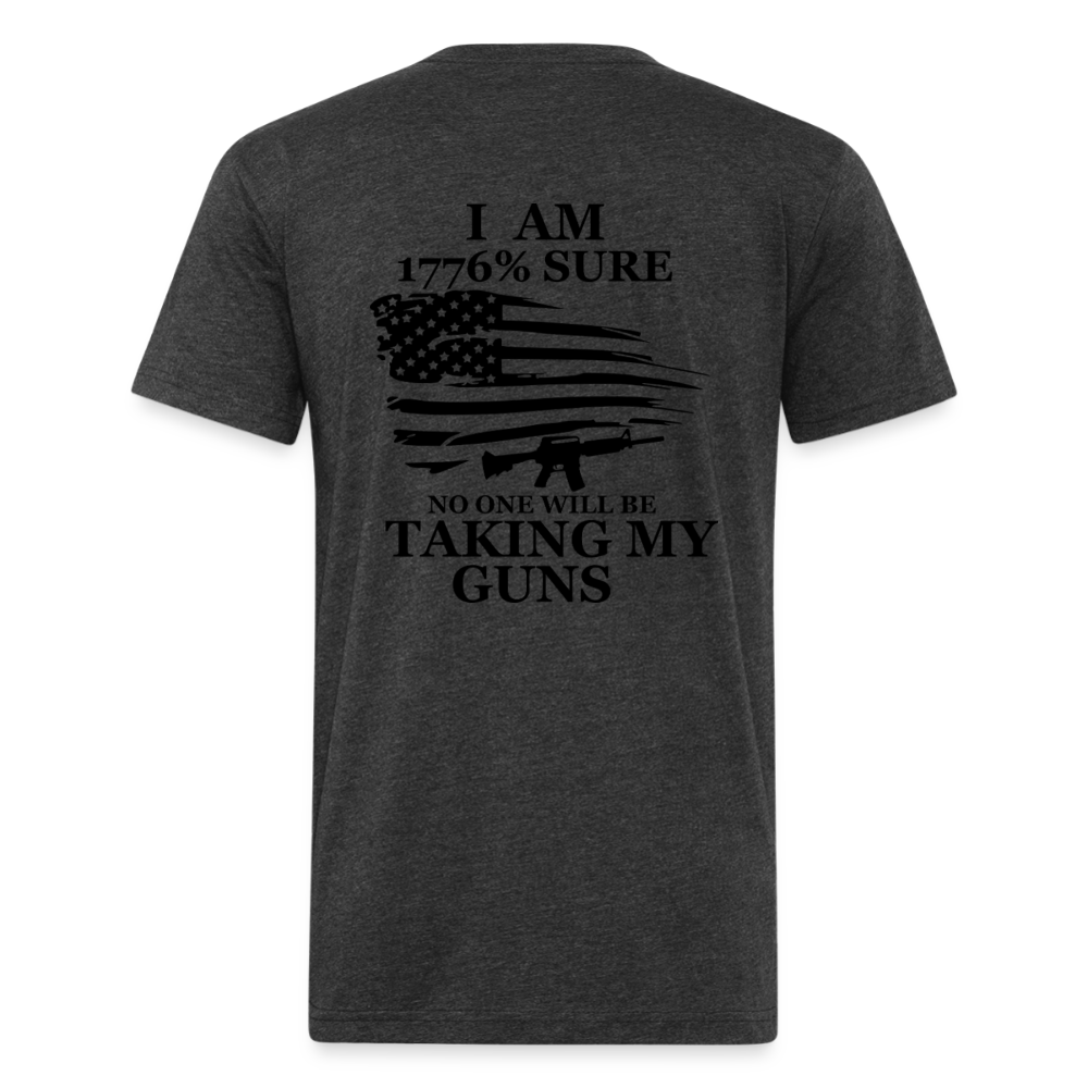 i am Fitted Cotton/Poly T-Shirt by Next Level - heather black