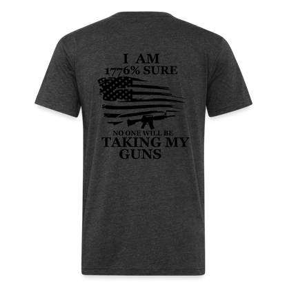 i am Fitted Cotton/Poly T-Shirt by Next Level - heather black