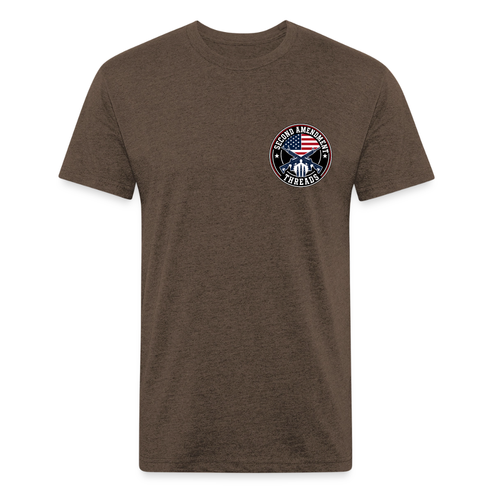 Fitted Cotton/Poly T-Shirt by Next LevelA2-3 - heather espresso