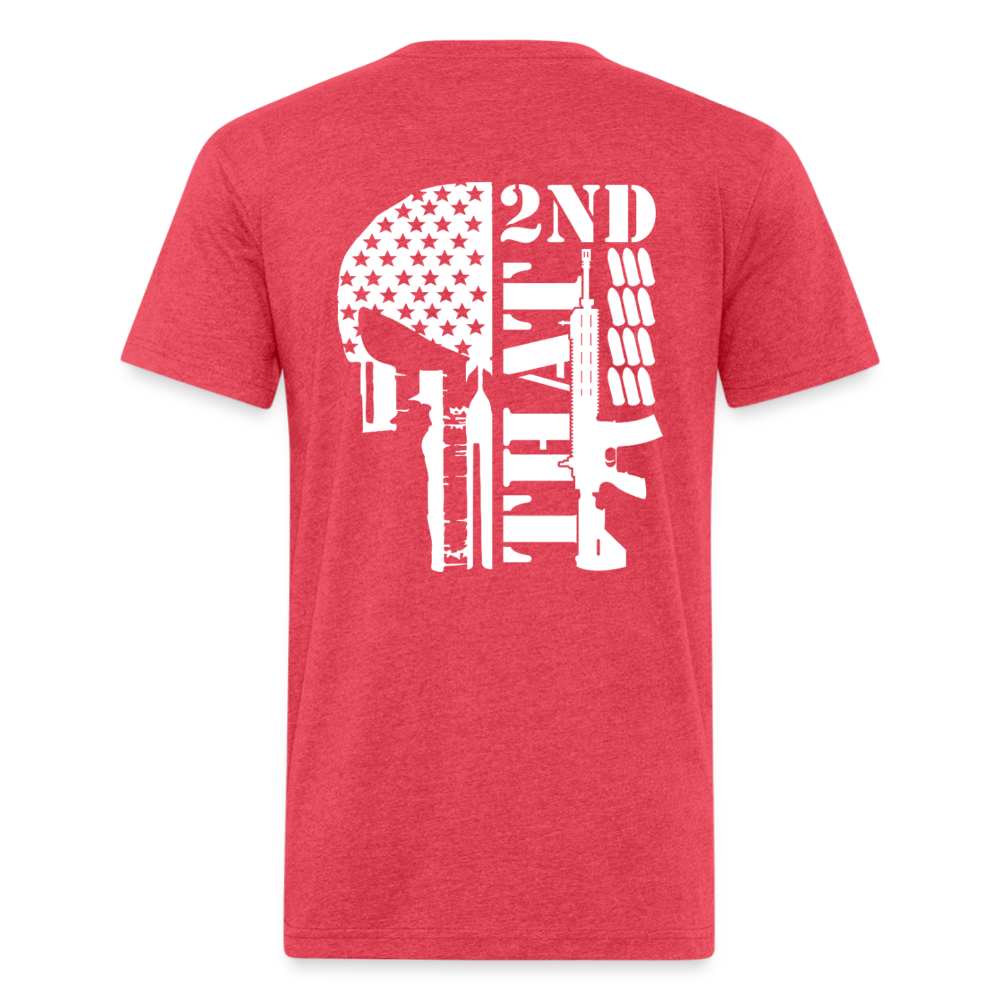 2A that Fitted Cotton/Poly T-Shirt by Next Level - heather red