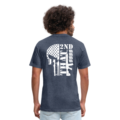 2ND That Fitted Cotton/Poly T-Shirt by Next Level - heather navy