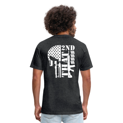 2ND That Fitted Cotton/Poly T-Shirt by Next Level - heather black