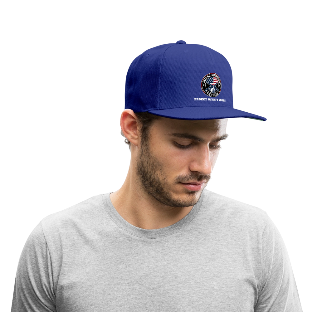 2A Threads Snapback Baseball Cap - royal blue