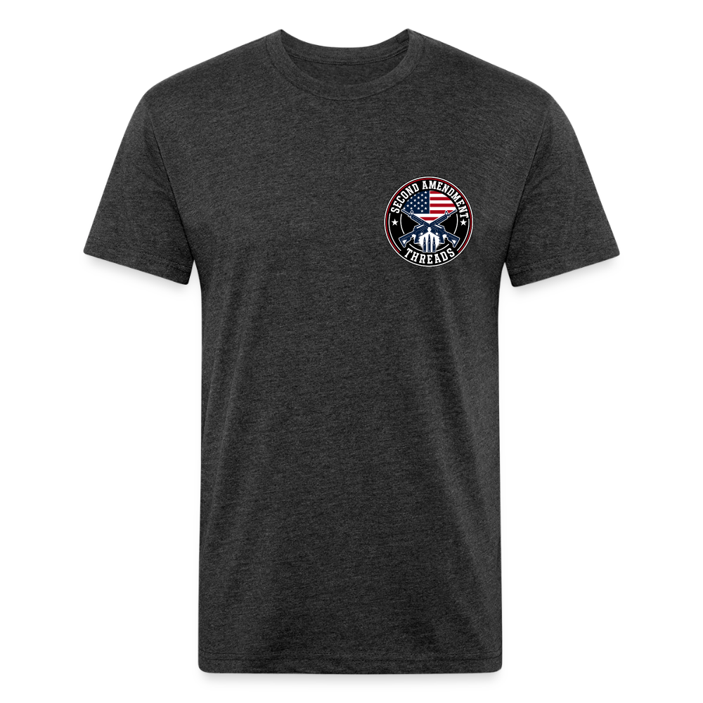 Fitted Cotton/Poly T-Shirt by Next Level size matter - heather black