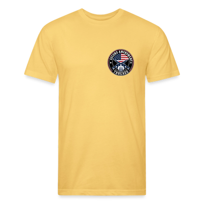 Fitted Cotton/Poly T-Shirt by Next Level quitter - pastel yellow