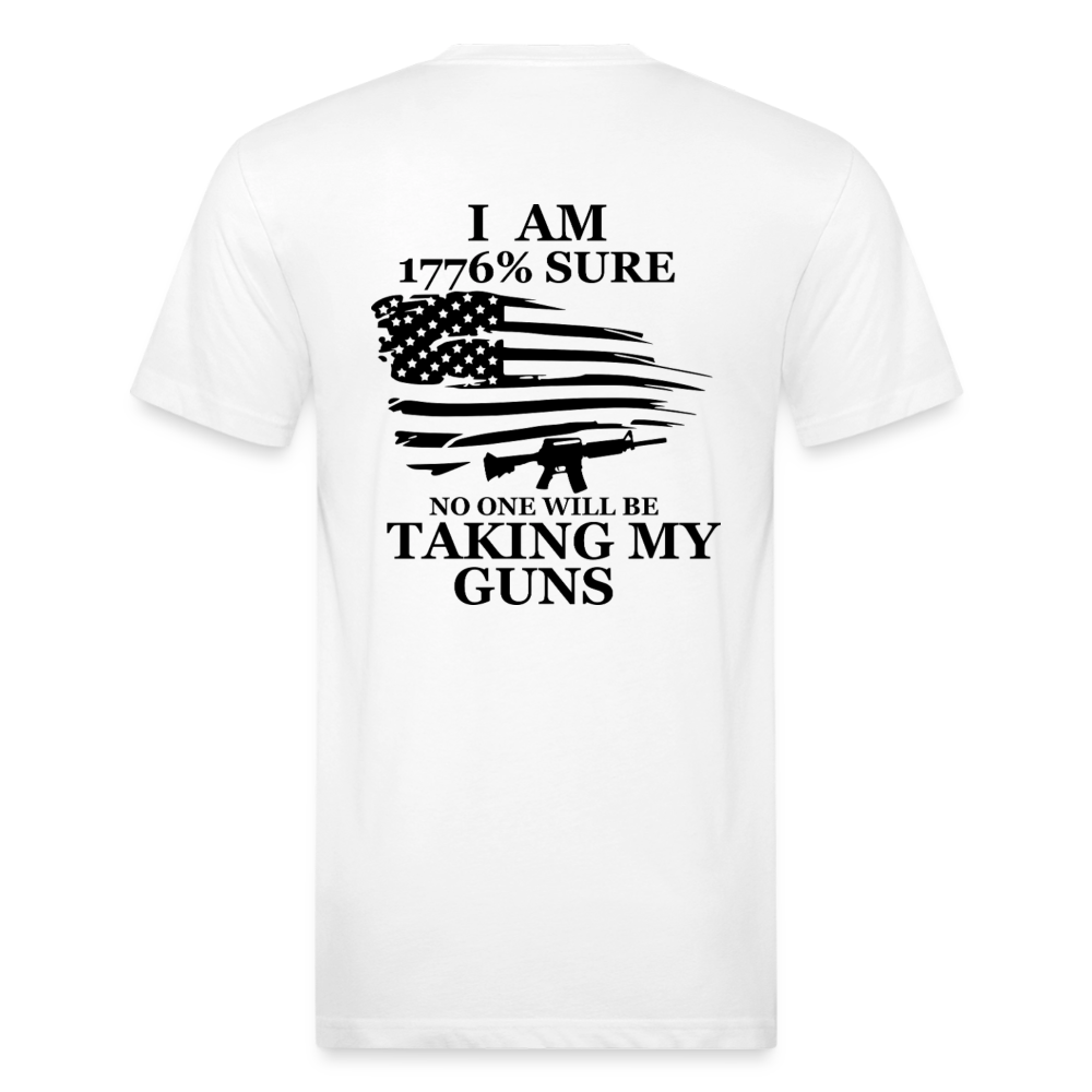 i am Fitted Cotton/Poly T-Shirt by Next Level - white