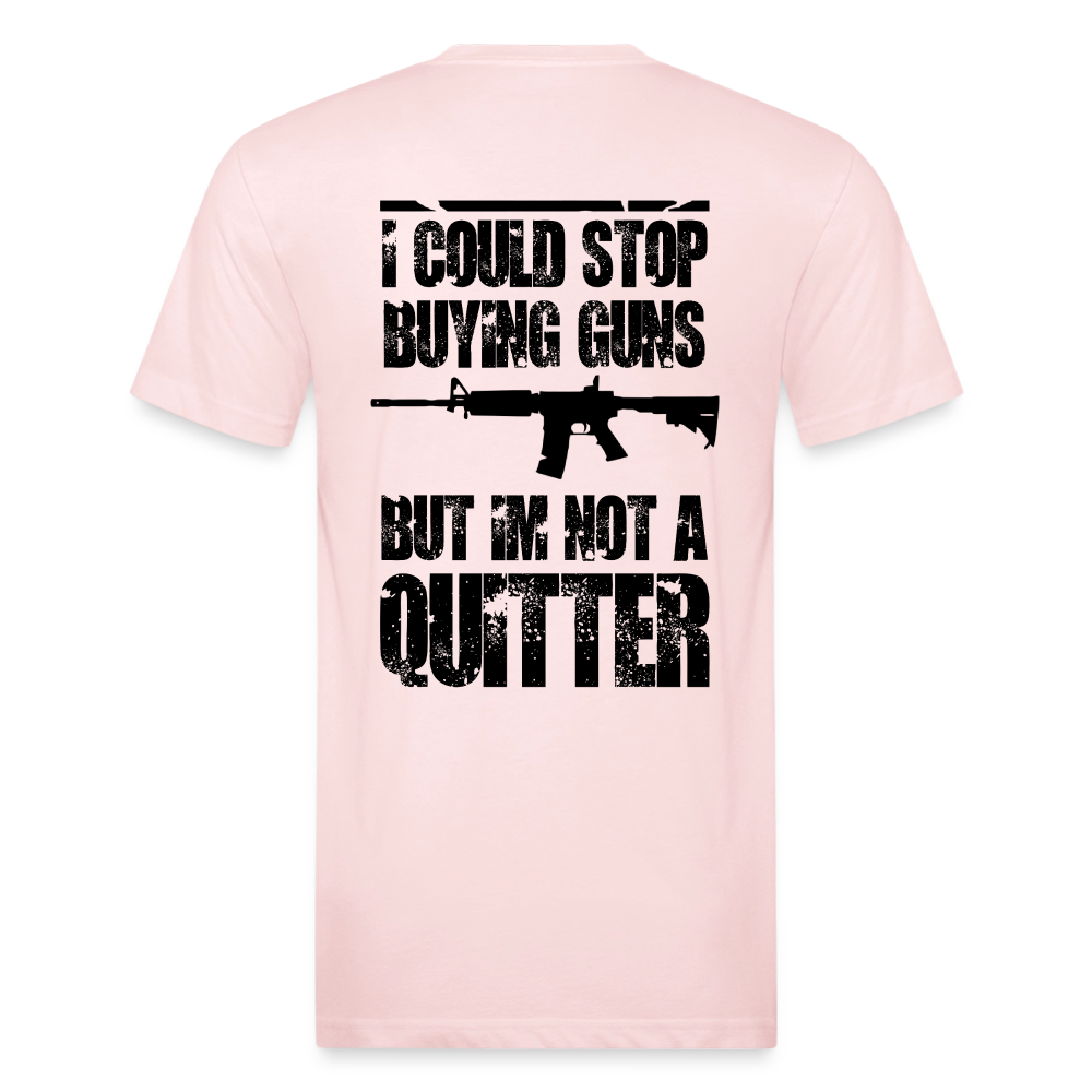 Fitted Cotton/Poly T-Shirt by Next Level quitter - blush pink 