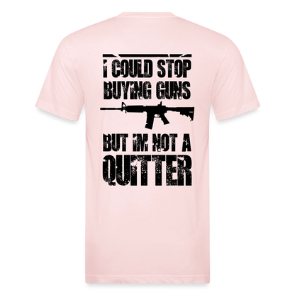 Fitted Cotton/Poly T-Shirt by Next Level quitter - blush pink 