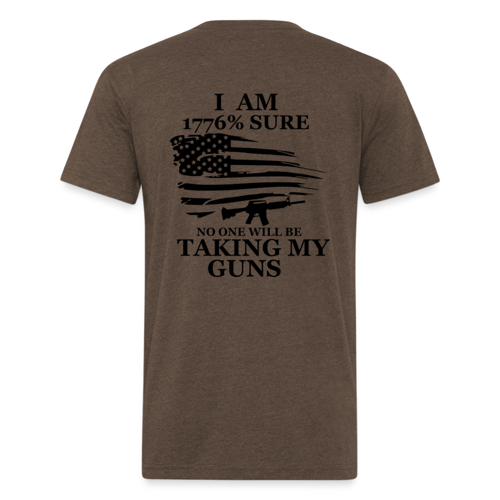 i am Fitted Cotton/Poly T-Shirt by Next Level - heather espresso