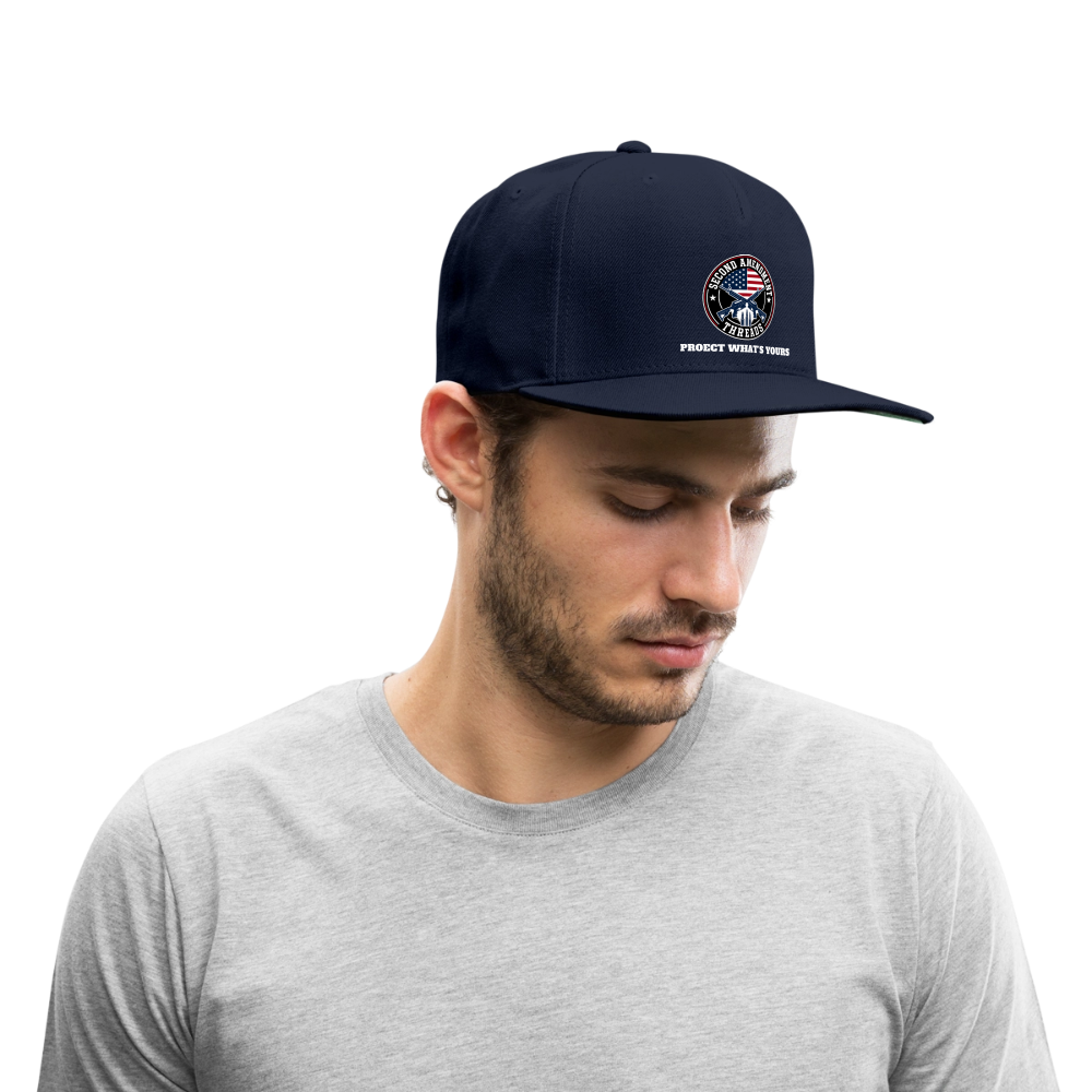 2A Threads Snapback Baseball Cap - navy