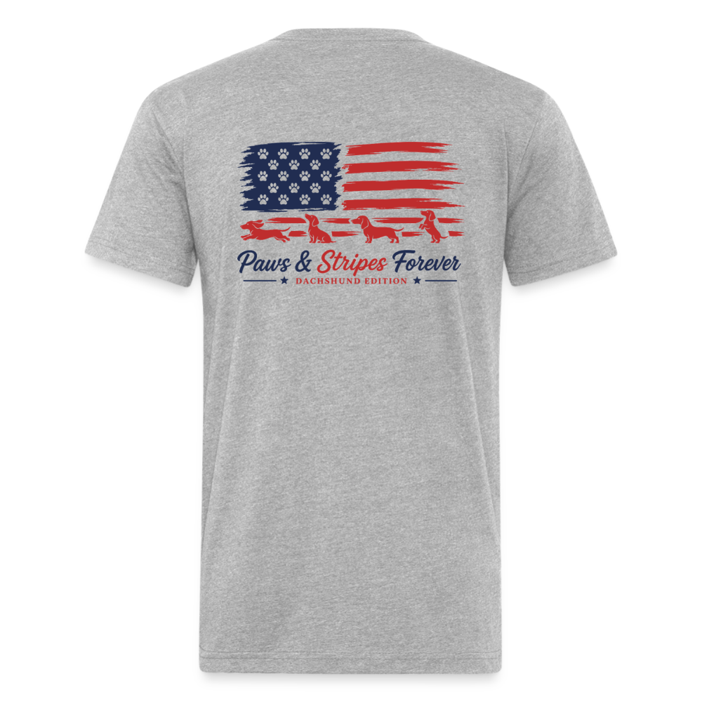 wiener Fitted Cotton/Poly T-Shirt by Next Level - heather gray
