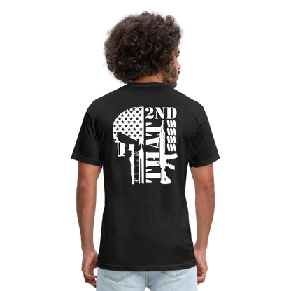 2ND That Fitted Cotton/Poly T-Shirt by Next Level - black