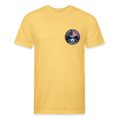 i am Fitted Cotton/Poly T-Shirt by Next Level - pastel yellow