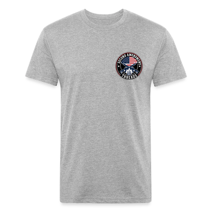 wiener Fitted Cotton/Poly T-Shirt by Next Level - heather gray