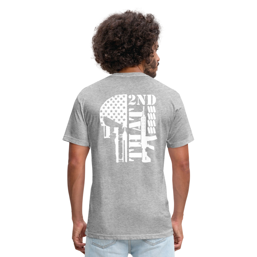 2ND That Fitted Cotton/Poly T-Shirt by Next Level - heather gray