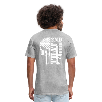 2ND That Fitted Cotton/Poly T-Shirt by Next Level - heather gray