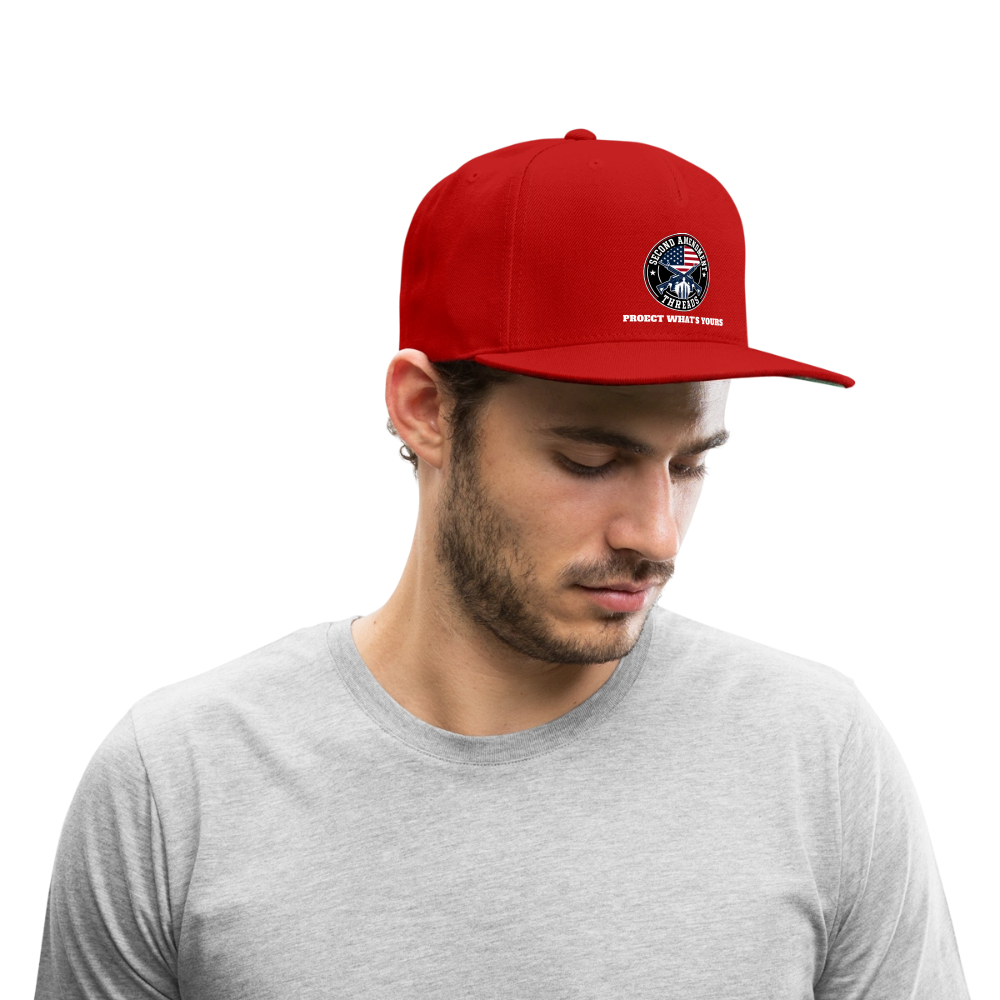 2A Threads Snapback Baseball Cap - red