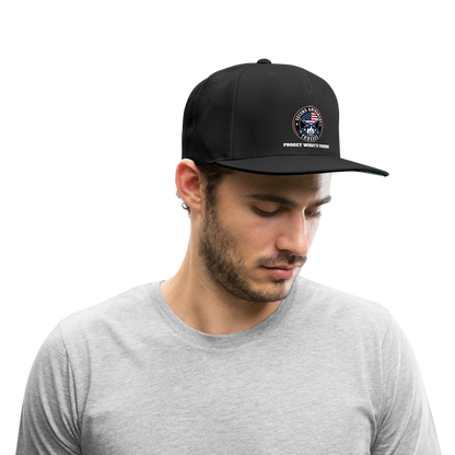 2A Threads Snapback Baseball Cap - black