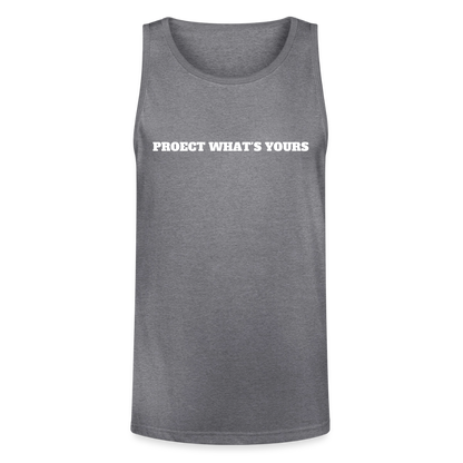 2A Threads Unisex Tri-Blend Organic Tank - heather gray