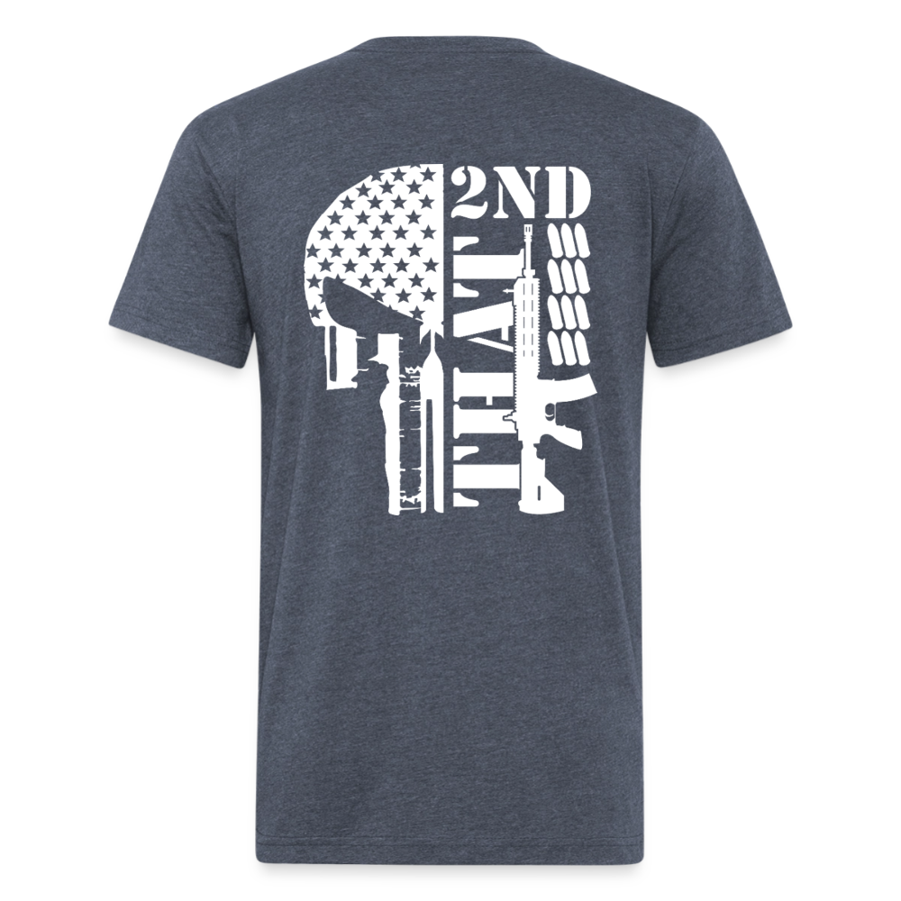 2A that Fitted Cotton/Poly T-Shirt by Next Level - heather navy