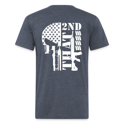 2A that Fitted Cotton/Poly T-Shirt by Next Level - heather navy