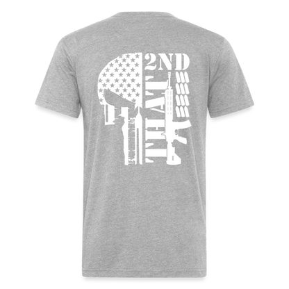 2A that Fitted Cotton/Poly T-Shirt by Next Level - heather gray