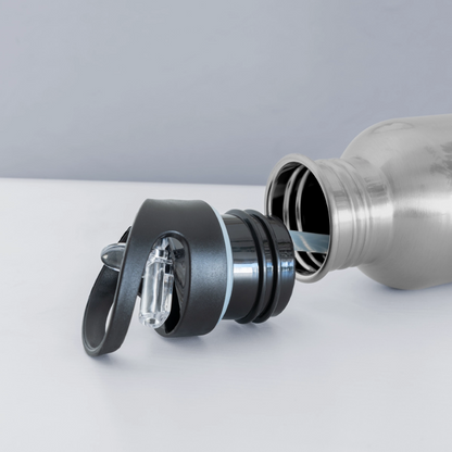 2A Threads Water Bottle - silver