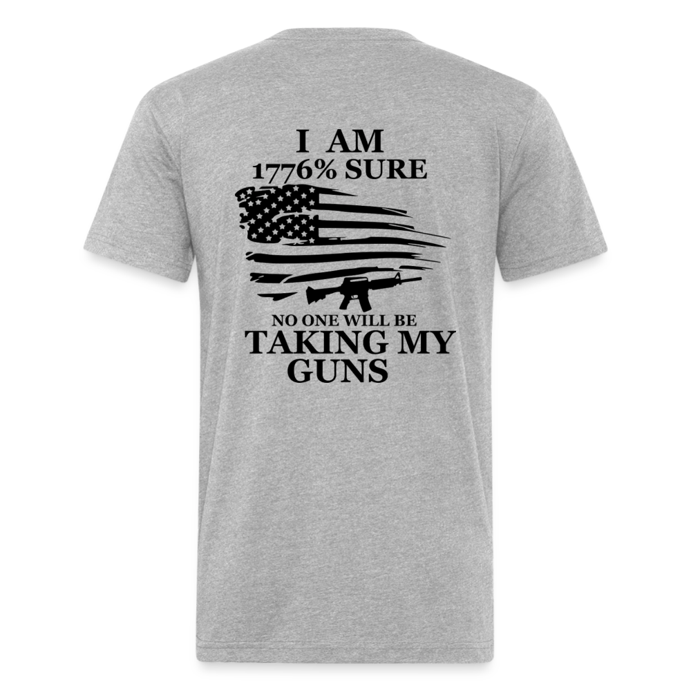 i am Fitted Cotton/Poly T-Shirt by Next Level - heather gray