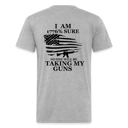 i am Fitted Cotton/Poly T-Shirt by Next Level - heather gray