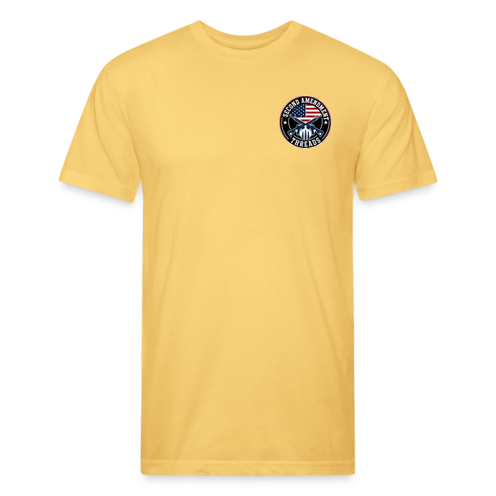 2A THREADS Fitted Cotton/Poly T-Shirt by Next Level - pastel yellow