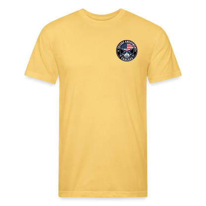 2A THREADS Fitted Cotton/Poly T-Shirt by Next Level - pastel yellow