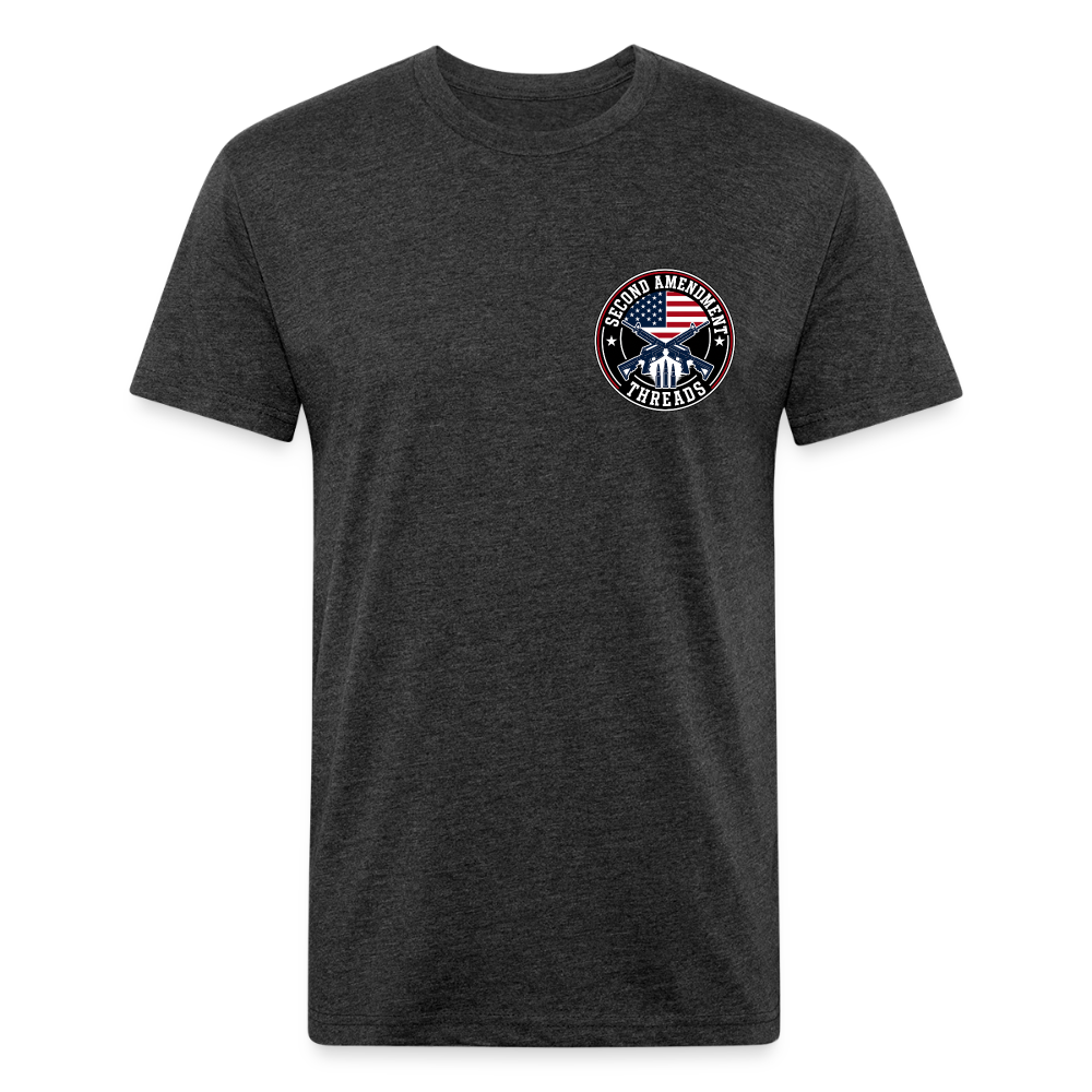 I Study Trigonometry Fitted Cotton/Poly T-Shirt by Next Level - heather black