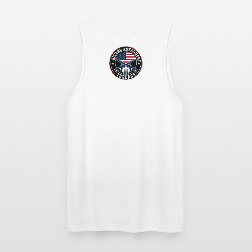 2A Threads Unisex Tri-Blend Organic Tank - white