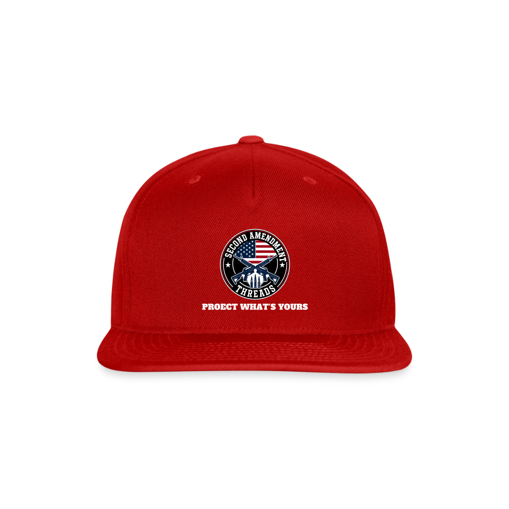 2A Threads Snapback Baseball Cap - red