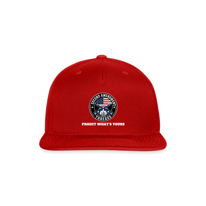 2A Threads Snapback Baseball Cap - red