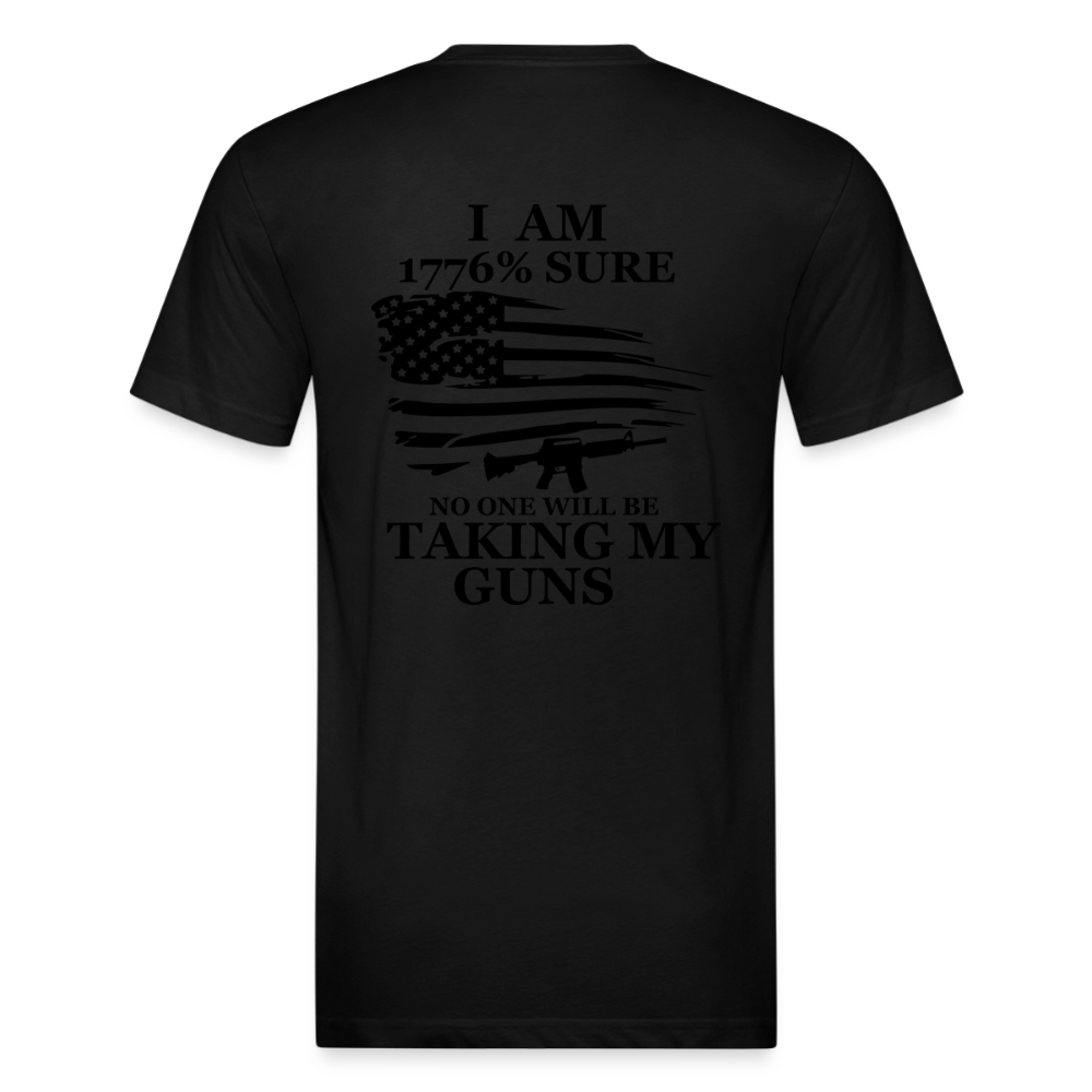i am Fitted Cotton/Poly T-Shirt by Next Level - black